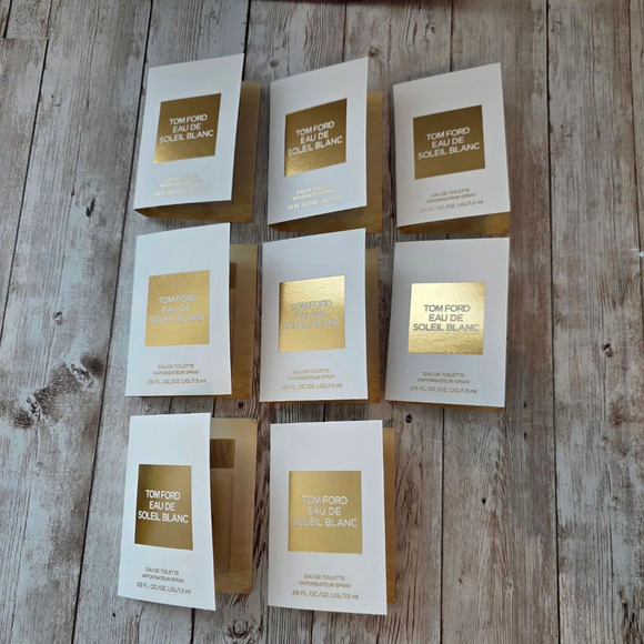 8× Tom Ford Eau De Soleil Blanc Sample set - Picture 1 of 2